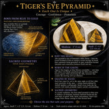 Tiger's Eye Pyramid - Medium