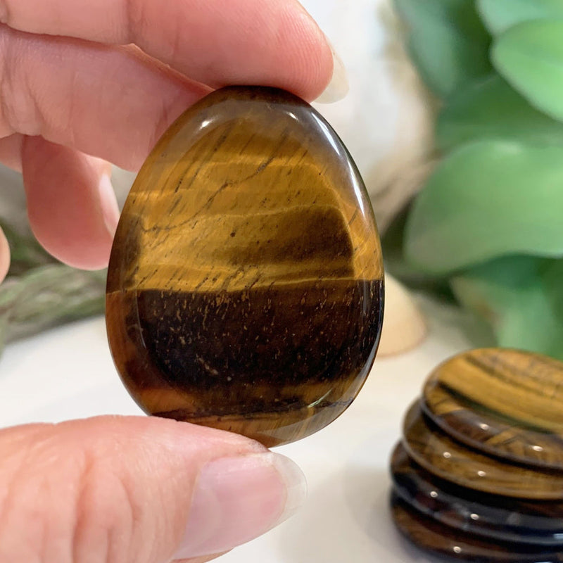 Tiger’s Eye Worry Stone - worrystone