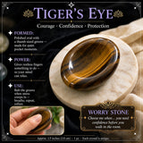 60% DE DESCUENTO VENTA DE 1 DÍA - Protect from Stress" Worry Stone Set de 15 + bolsa de terciopelo