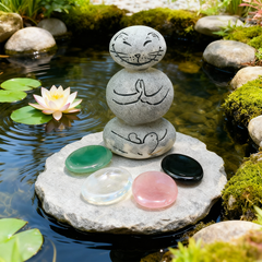 Don't Worry Stones Power Set + Estuche de terciopelo