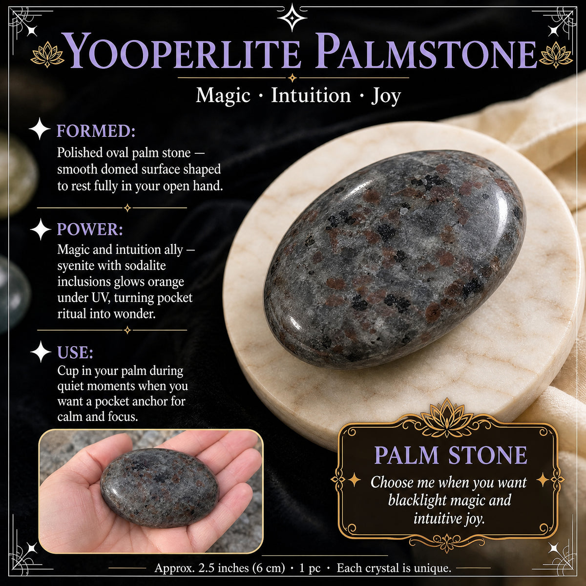 Pierre de palme Yooperlite