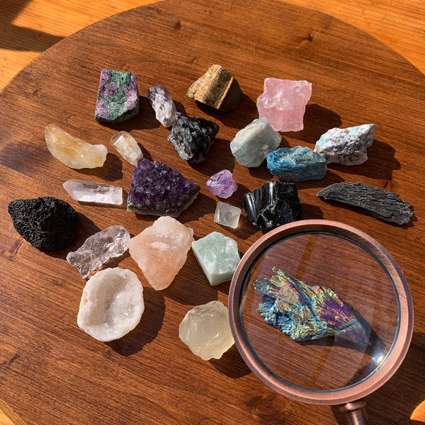 SUPER SALE - 23 Piece Natural Crystals Collectors Kit