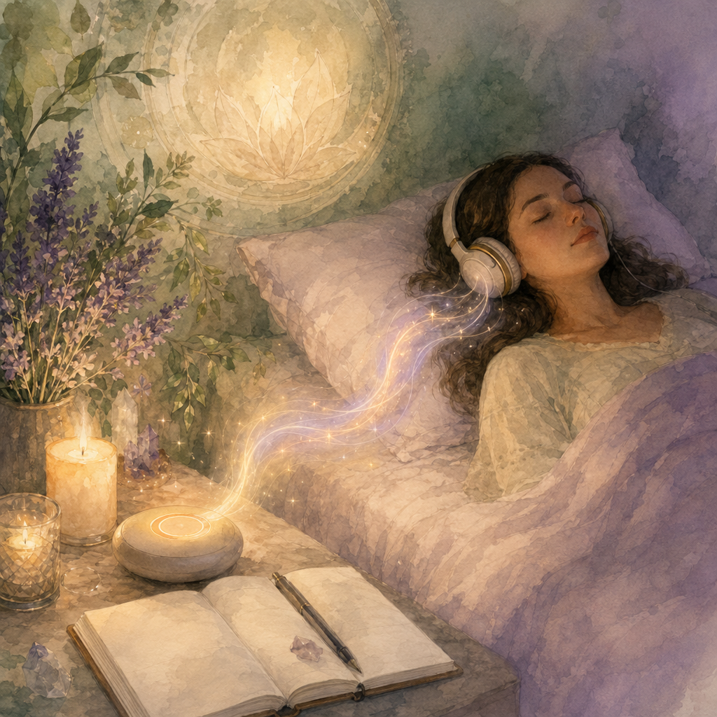 Hypnosis ritual illustration