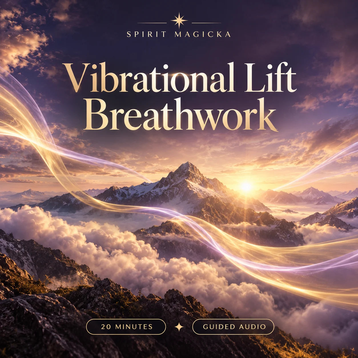 Vibrational Lift Breathwork guided audio artwork